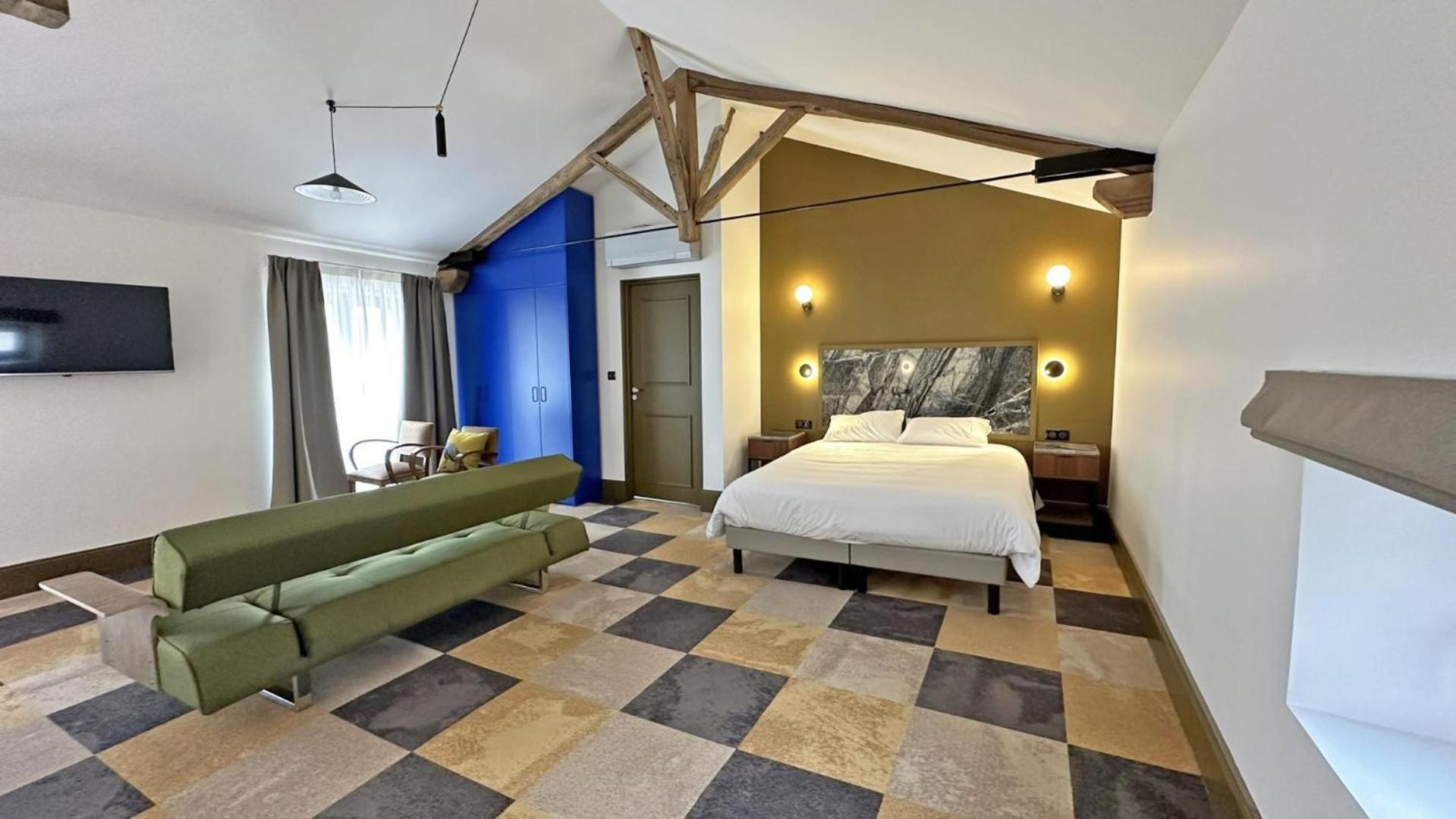 罗什舒瓦尔Le Manoir Des Perrieres住宿加早餐旅馆 外观 照片